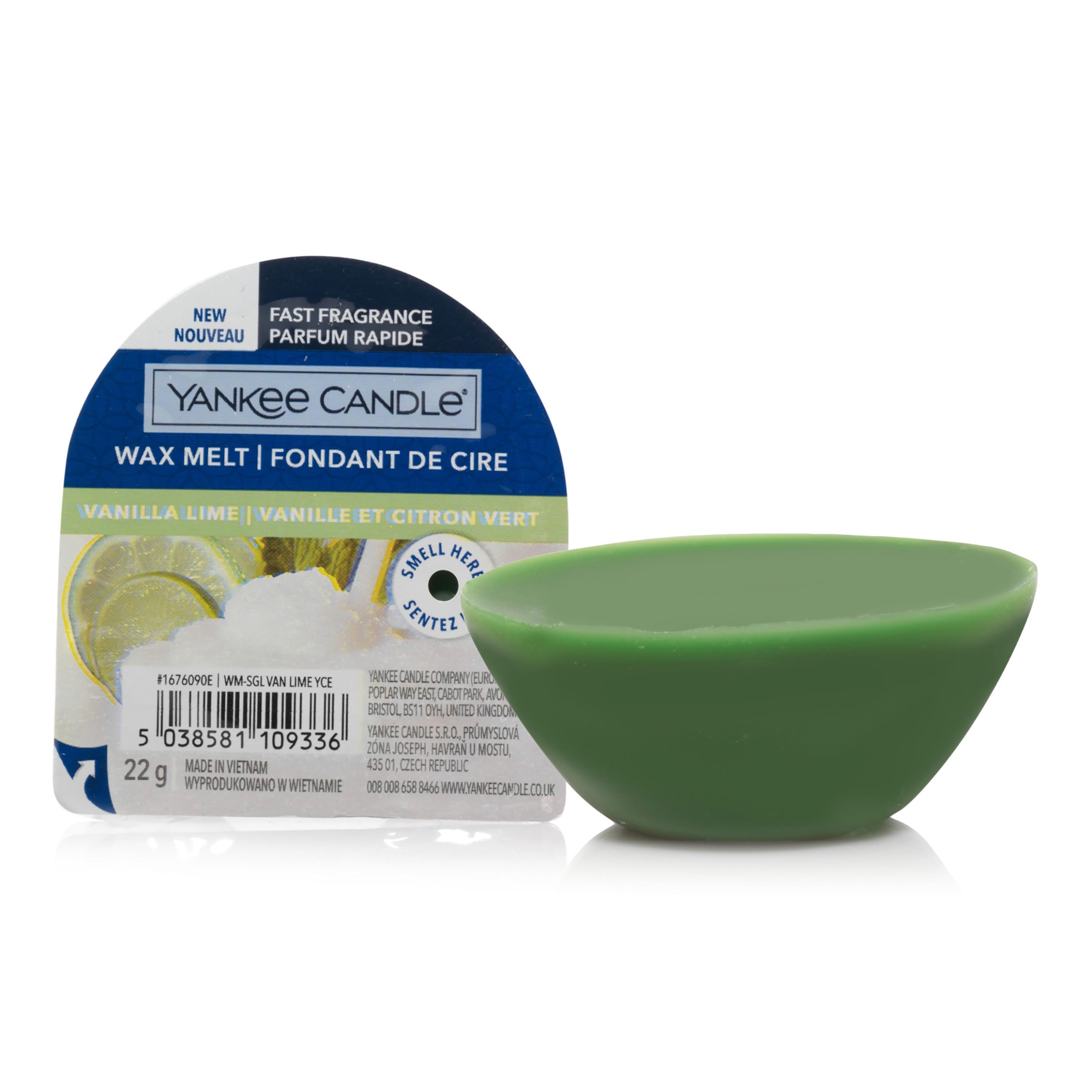 Vanille et citron vert - Fondant de cire Yankee Candle